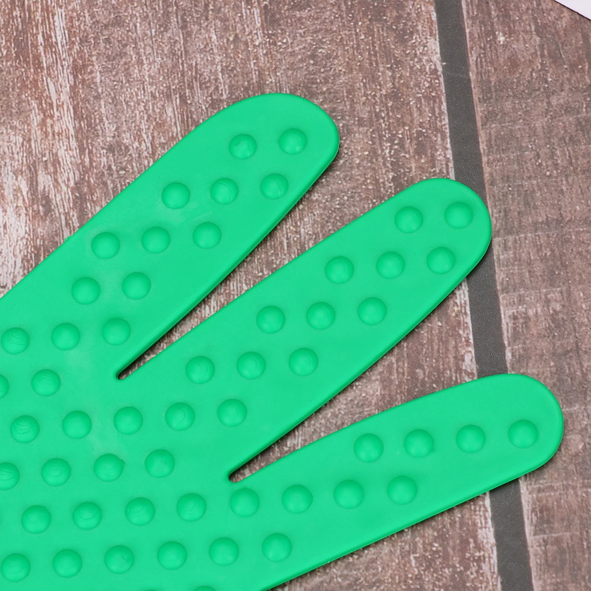 

1 пара цветных пакетов с отпечатками рук, яркие массажные листы, декор для домашнего офиса, образовательные принадлежности, тренировка координации