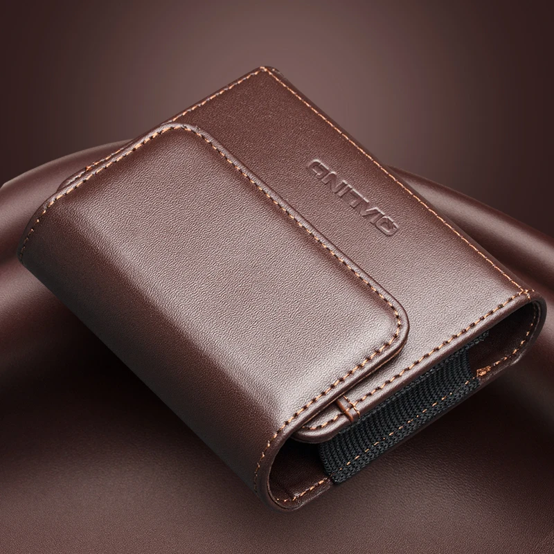 

Чехол Qialino из натуральной кожи для телефона Samsung Galaxy Z Flip 7 6 5 4 3, деловые карманные поясные сумки, кобура, зажим для ремня, чехол