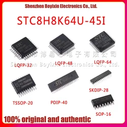 Original genuine STC8H8K64U-45I-LQFP64 LQFP48 32 PDIP40  SKDIP28 QFN48