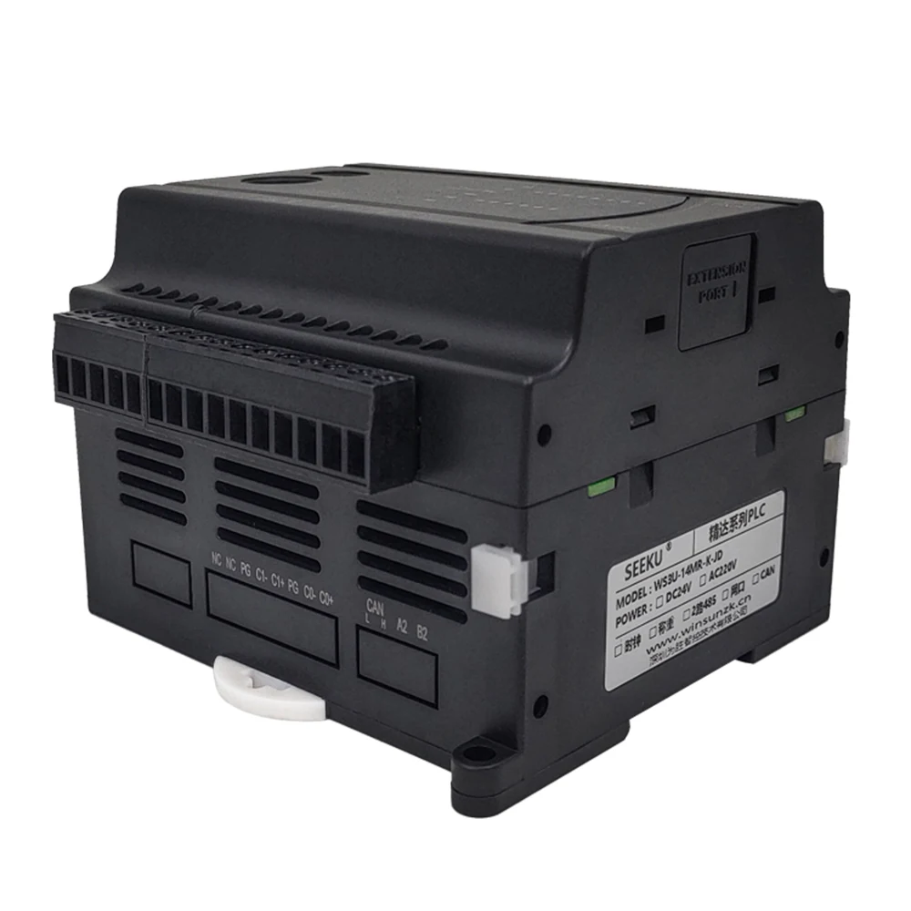 6 Channel 0-10V 24V 220V FX3U 14MR 14MT 14MRT 4CH NTC 0-10V DA 2CH RS485 MODBUS Relay transistor Output PID control system