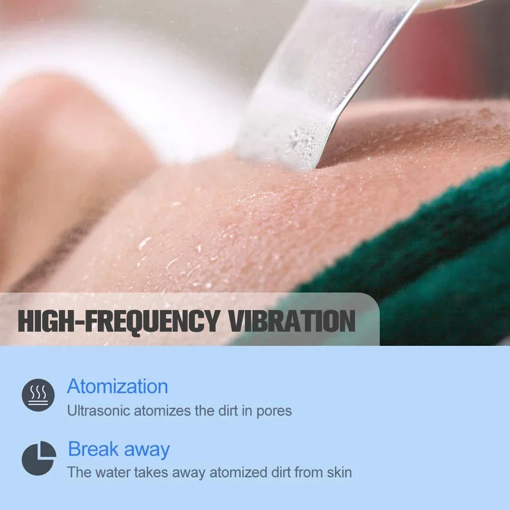 Gezichtsmassage Verwarmde Ultrasone Huidwasmachine Gezichtsreiniging Mee-eter Remover Wasmiddel Wassen Exfoliërende Schop Remover Lift