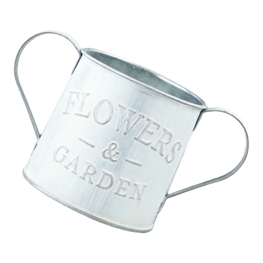 Bucket Water Injection Watering Can Metal Vase Fitment Flower Pots Garden Decor Number Of Pieces Package Content Product Name