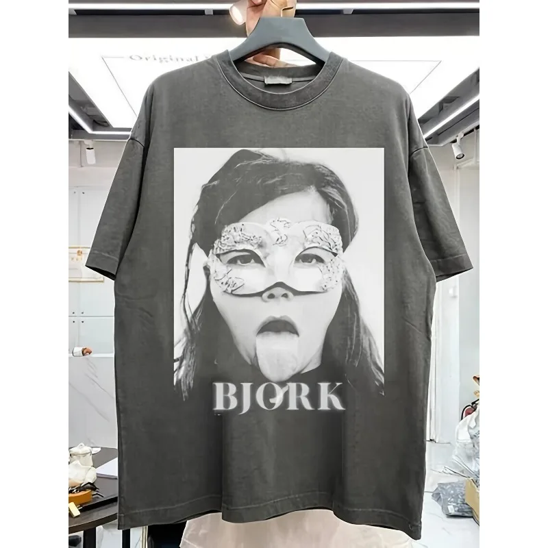 Camiseta Bj Ö Rk Tribute, camiseta unisex de manga corta, camiseta Retro Street, nueva camiseta unisex informal de moda de verano