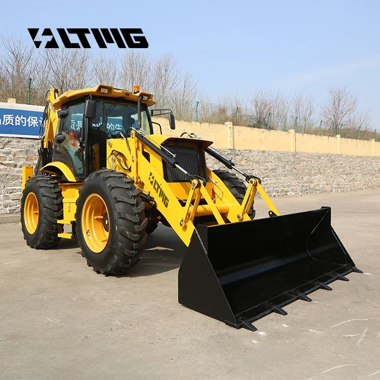 LTMG Chinese cheap 2.5 ton 2500kg LT388H mini backhoe loader with luxury ROPS cabin various attachments