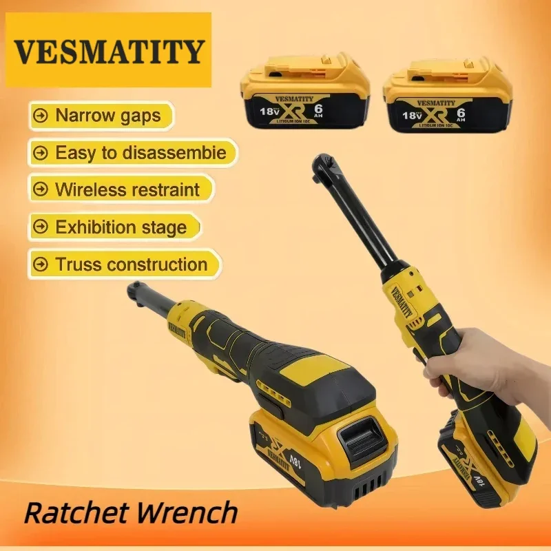 cle-a-cliquet-compacte-atomic-brushless-1-2-pouce-avec-controle-de-vitesse-variable-sans-fil-pour-batterie-dewalt-18v-pin