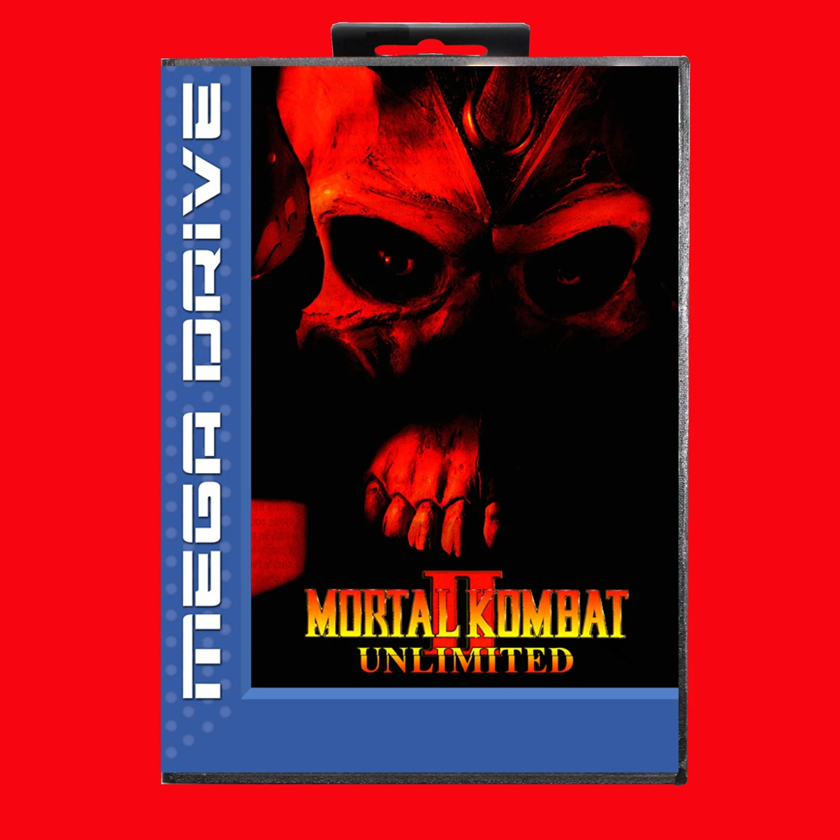 Mortal Kombat II Unlimited MD Game Card with EUR Box for 16 Bit Sega Megadrive Genesis system