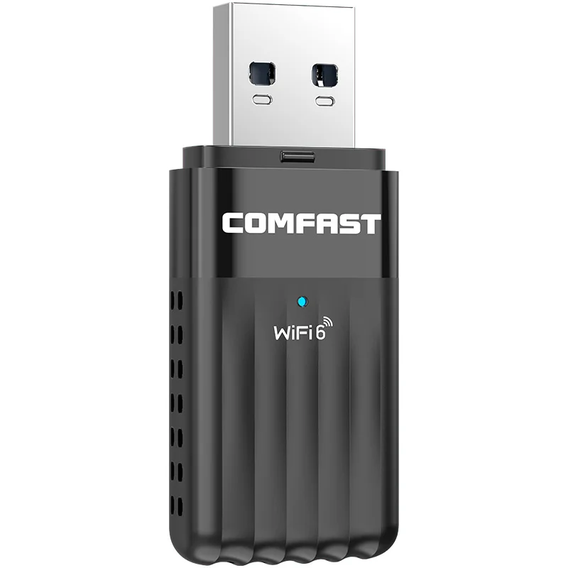 Comfast-Adaptador Wifi AX900 6, 5Ghz y 2Ghz, Bluetooth 5,3, Antena Para PC, Placa De red, tarjeta Cle Para Win10/11