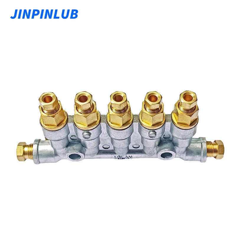 JINPINLUB DPB Positive Displacement Injector Oil Grease Automatic Separator For Volumetric Lube Pump