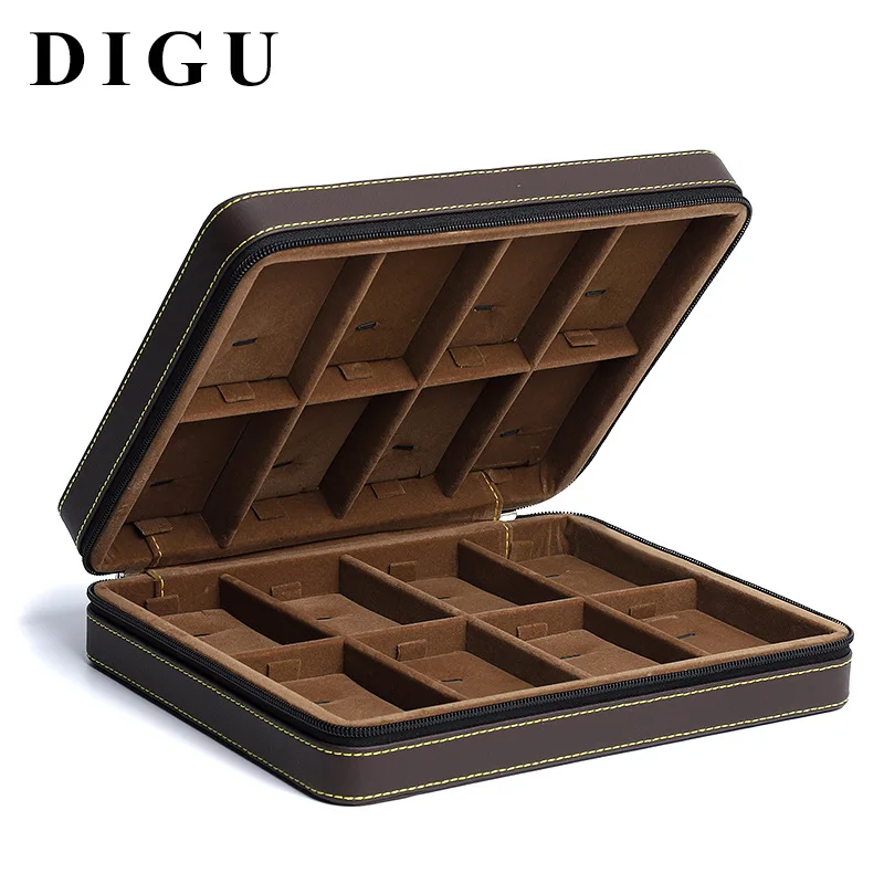 

Шкатулка для ювелирных изделий, коробка для хранения и демонстрации колец, ремней, цепочек, вместительный бокс для хранения ювелирных изделий