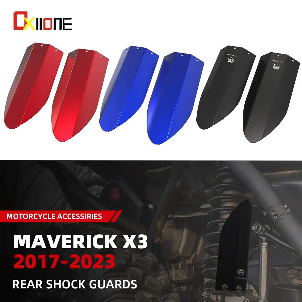 UTV Rear Shock Guard Accessories For CAN AM MAVERICK /MAX /X3/ X3 MAX 2017 Maverick X3 900HO 2019 Shock Absorption Protector