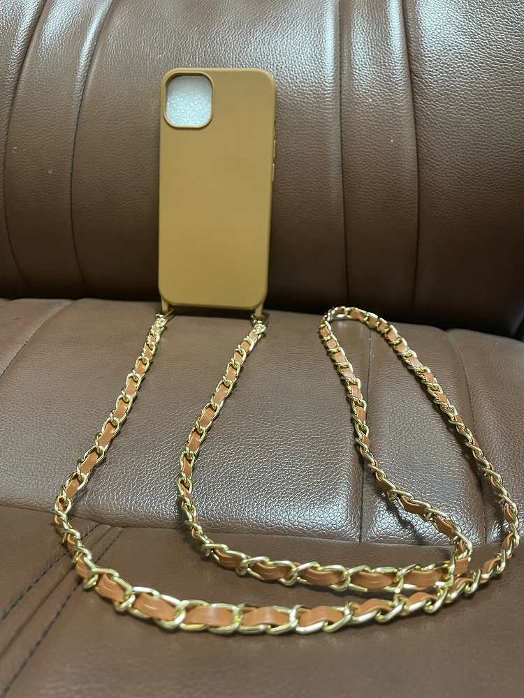 

Мягкий силиконовый чехол для телефона с кожаным ремешком ярких цветов для iPhone 11, 12, 14, 13, 15, 16 Pro Max XS 7, 8 plus, чехол с цепочкой