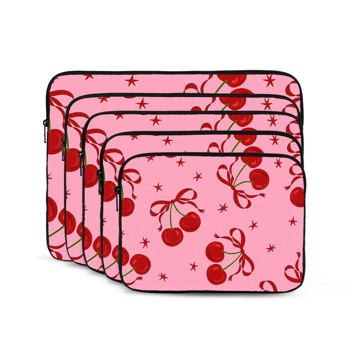 Cherry Notebook Laptop Bag Case Pouch Notebook Sleeve Cover Bag Tablet Shockproof Case Bag