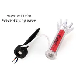 Golf Tee with Cord Durable Golf Tee Flexible Magnetic Golf Tees for Training Practice Ball Holder with 360 Degree Bounce Outdoor