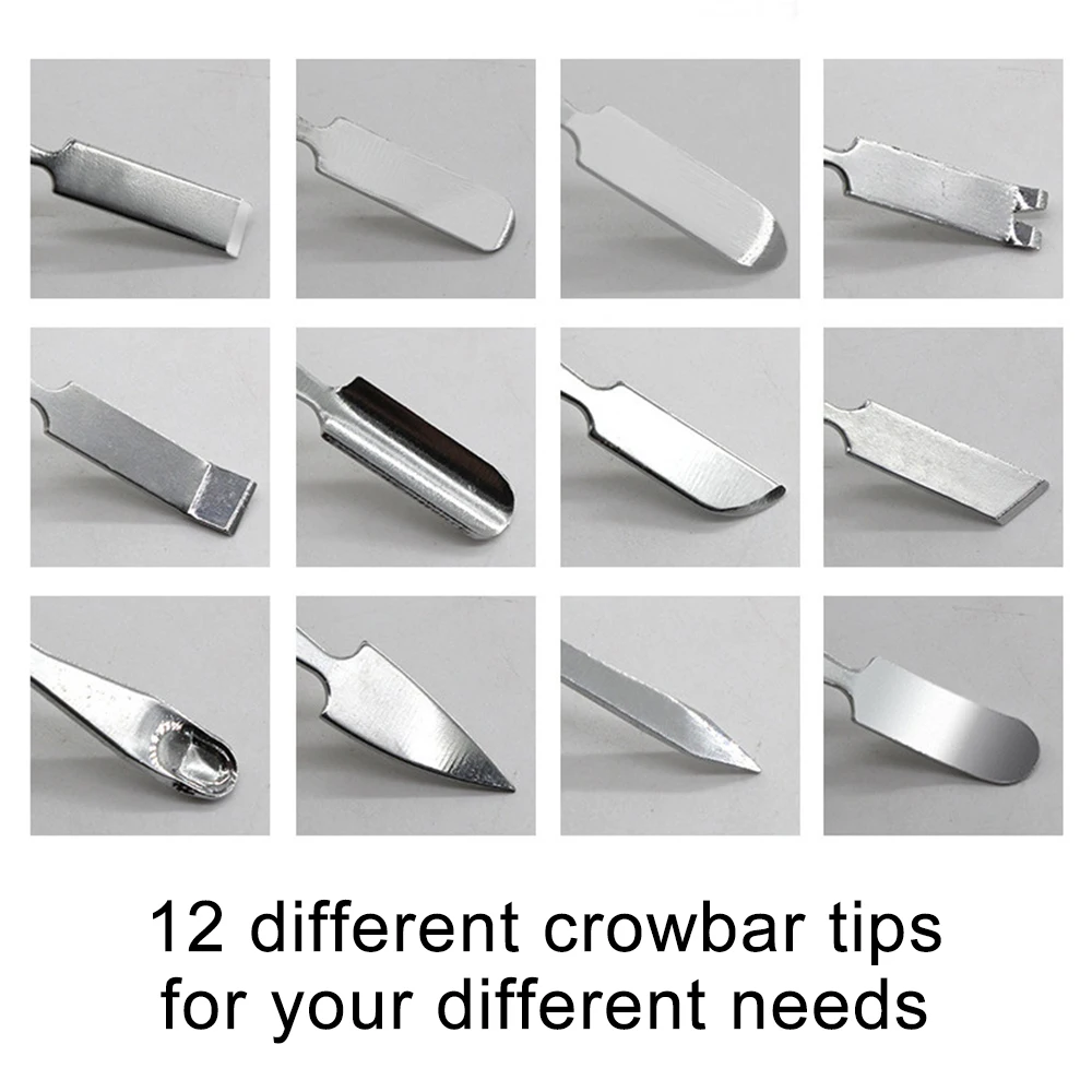 6pcs/set Metal Crowbar Prying Opening Repair Tool Kit For Mobile Phone Notebook Dual Heads Metal Spudger Home Hand Tools Sets