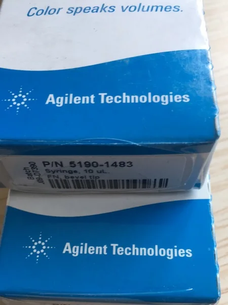 

Agilent Syringe Gas Syringe 5190-1483 10uL FN, belev tip