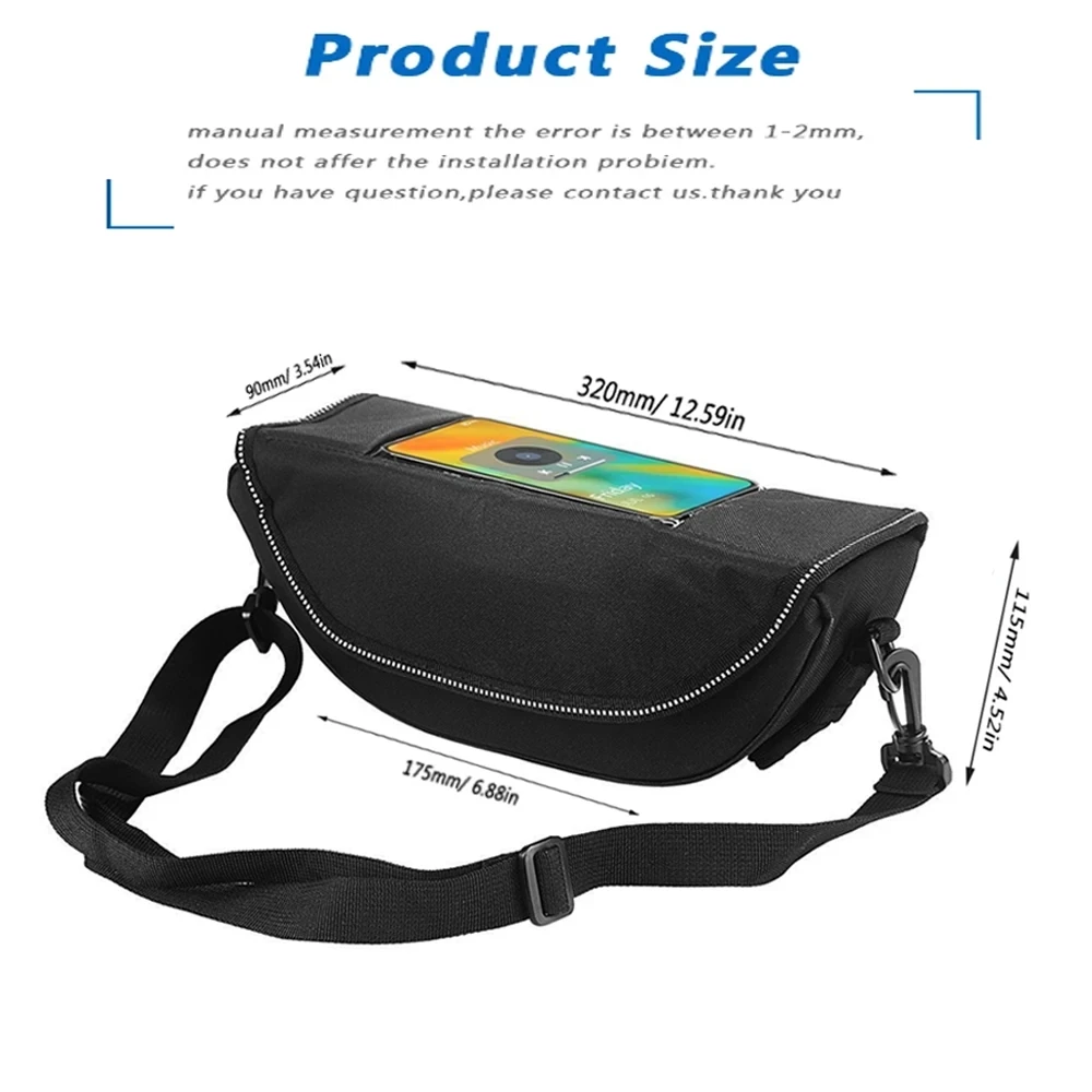 Motorcycle Handlebar bag waterproof handlebar travel navigation bag For Ducati Hypermotard 698 Mono