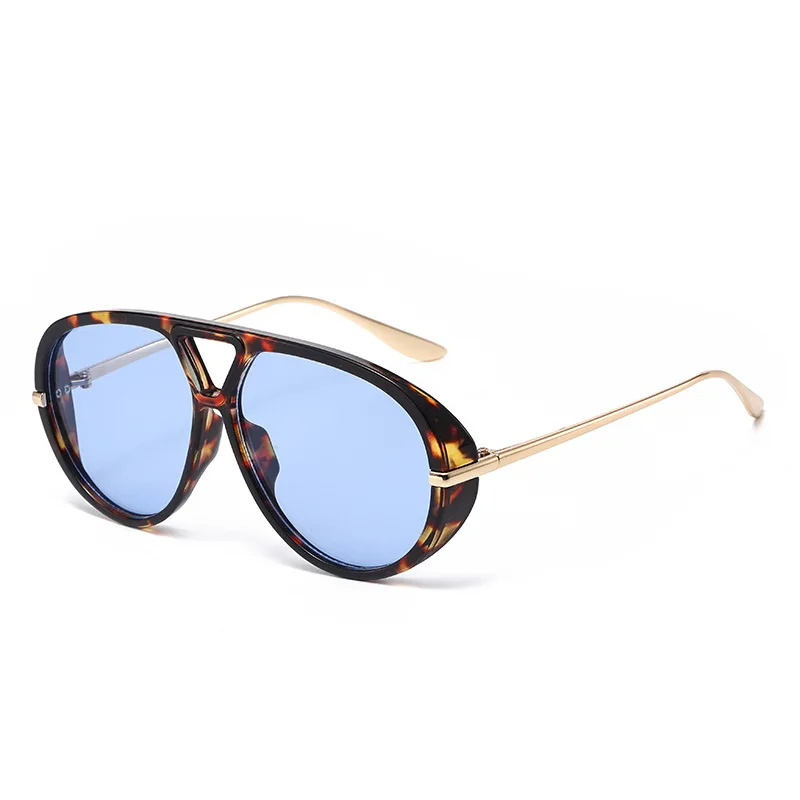 Neue Vintage Piloten-Rundsonnenbrille für Damen und Herren Metallrahmen Sonnenbrillen Runde Brillen für Männer und Frauen