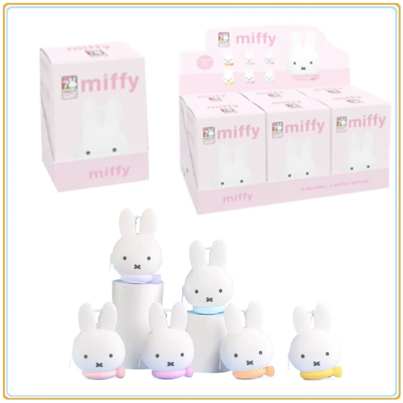 

В наличии оригинальная силиконовая сумка для наушников Miffy, серия слепая коробка, аниме-персонажи, куклы, коллекционные украшения, праздничные игрушки, подарки