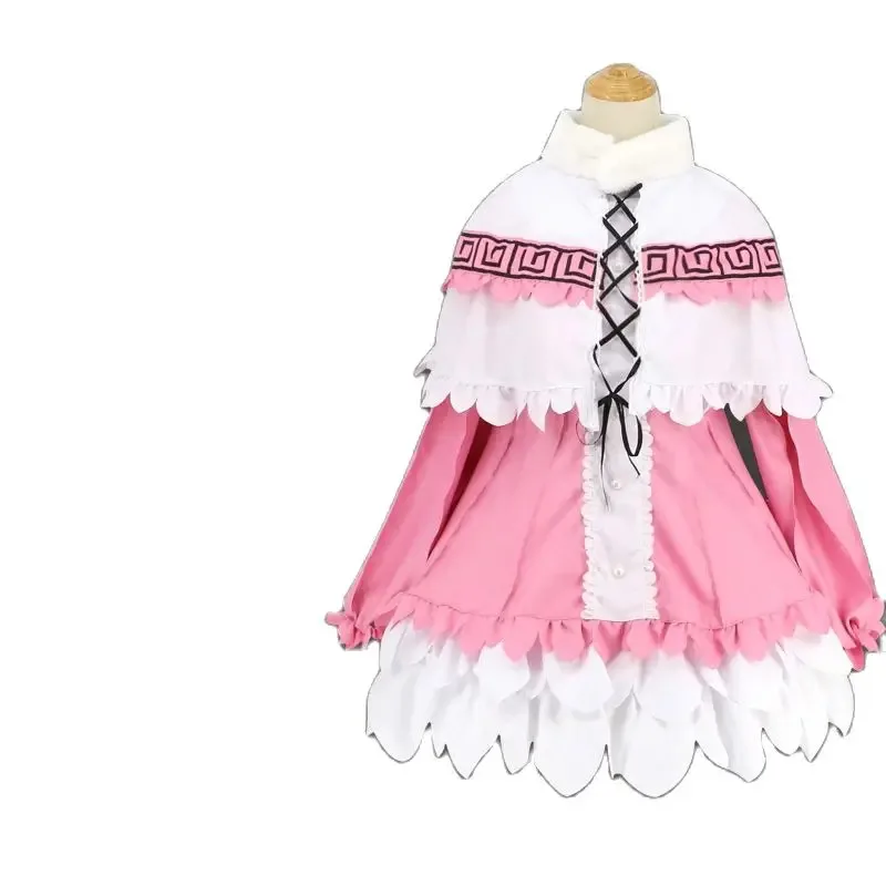 

Miss 's Dragon Kanna Kamui Cosplay Costume shoes wigs for Women Kobayashi san Chi no Maid Uniforms Lolita Dress fy1;