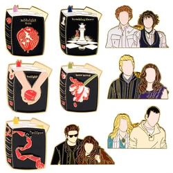 Romantic Movie Enamel Pin Brooches For Women Lapel Pins Badge on Backpack Costume Accessories Fashion Jewelry Gifts for Friends