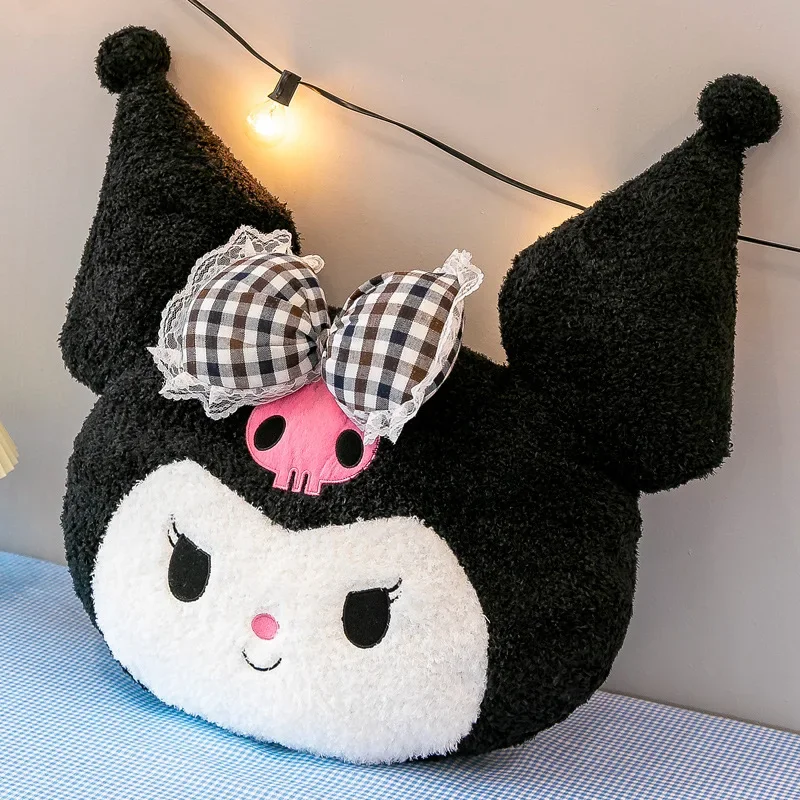 

70 см большой размер Sanrio Kuromi My Melody, мягкая подушка, плюшевые игрушки, приятные кавайные обнимашки, оптовая продажа, плюшевые игрушки, подарок на день рождения, Рождество для девочки