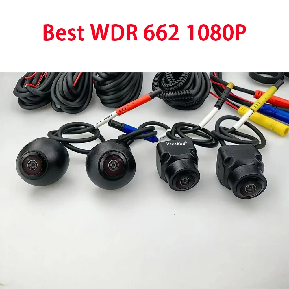 

WDR 662 1080P Car Camera 1080P 8K 3D AHD Surround View Right Left Front Rear View Reverse Camera For Android Navigation Reverse
