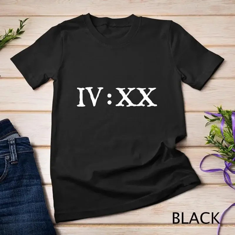 420 Clock in Roman Numerals Unisex T shirt