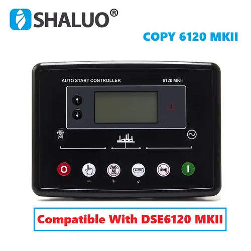 Imagen 2 del producto 6120 MKII Compatible con generador de controlador DSE6120 MKII de aguas profundas, módulo de Control AMF de parada de arranque automático para piezas de grupo electrógeno diésel