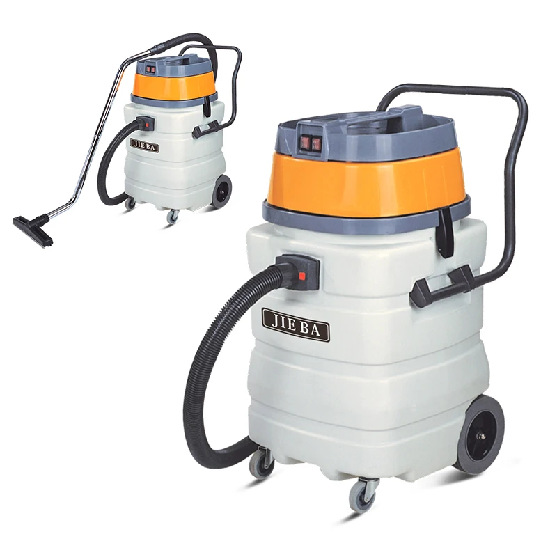 Industrial bucket vacuum cleaner powerful high-power 2000W commercial engineering water suction machine 90L auto vacuum cleaner