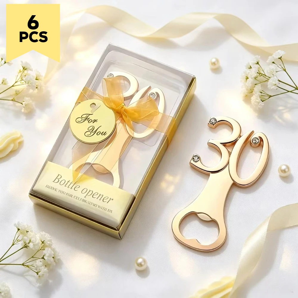 Funny Kitchen Gadgets Gifts - 6PCS 30th Anniversary Party Gifts Beer