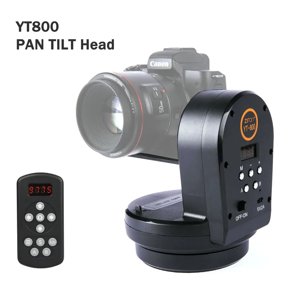 YT800 Remote Control Motorized Head for Live Panoramic Stabilizer Video Streaming on Micromanager Mobile Phone Load Capacity 1kg