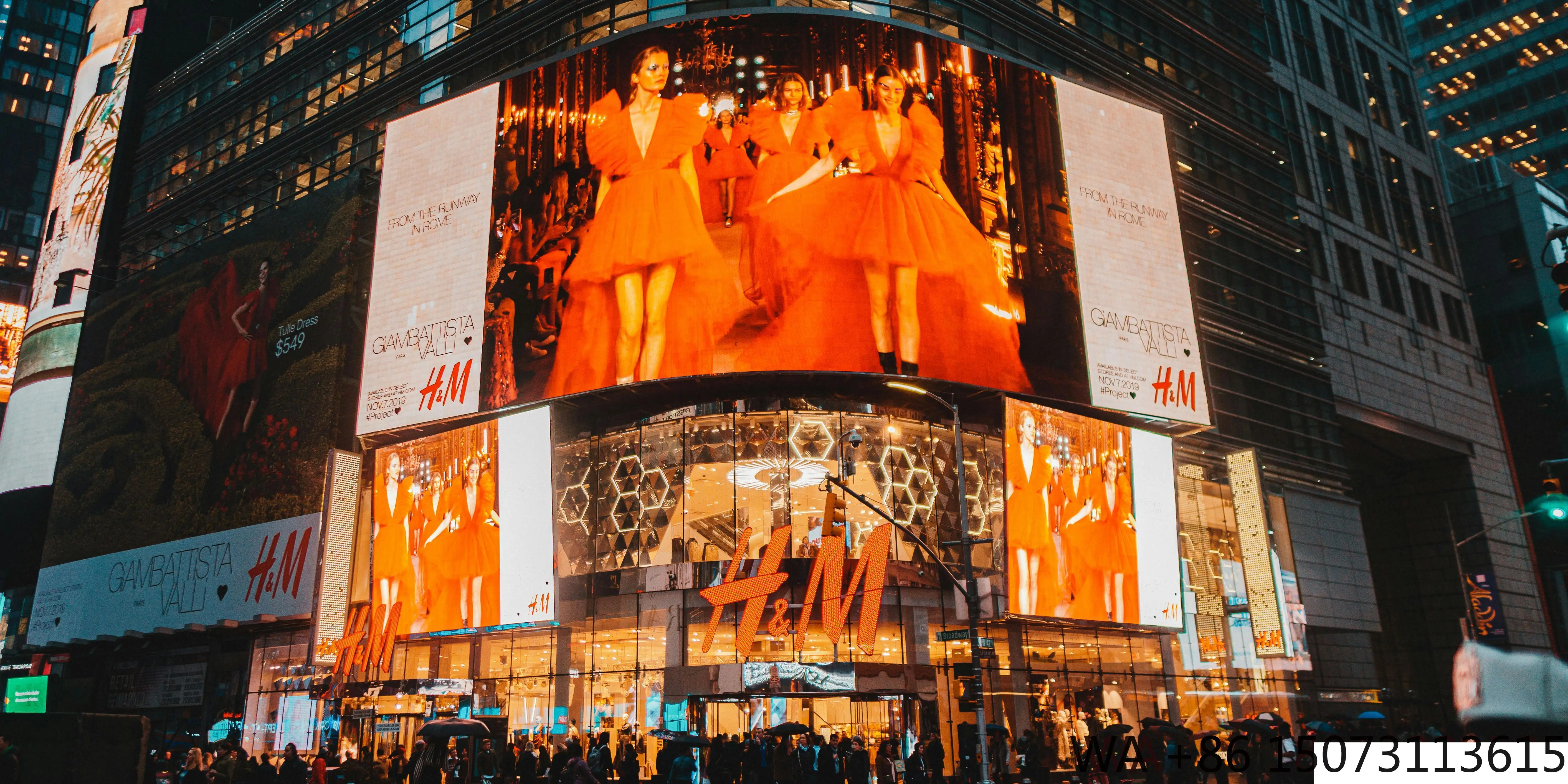 

Outdoor Waterproof LED Screen - P8 High Brightness 3840Hz 5000cd Display