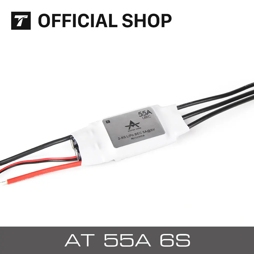 T-MOTOR AT series ESC AT 55A AT20A AT30A AT40A AT50A AT75A AT115A ESC for rc fixed wing airplane Remote Control