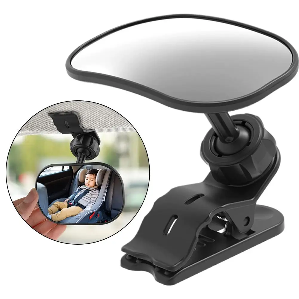 Adjustable Baby Car Mirror Wide Angle Convex Mirror Child Seat Car Safety Mirror Monitor for Rear Seat Children Car Interior New