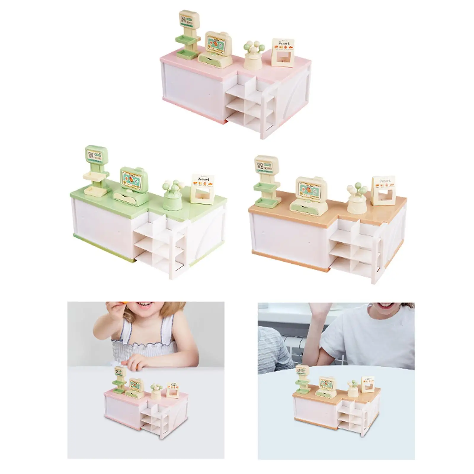 

Миниатюрный кассовый аппарат для кукольного домика в масштабе 1:12 для девочек 3+летних мальчиков