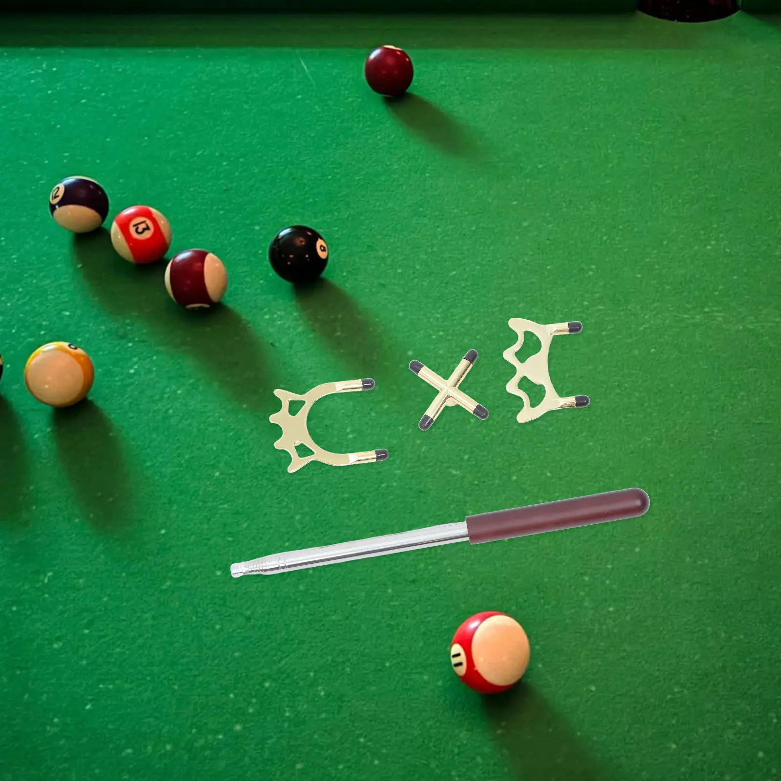 

Retractable Pool Cue Bridge Accessories Billiard Holders Billards Stick for Billiards Adjustable Rest