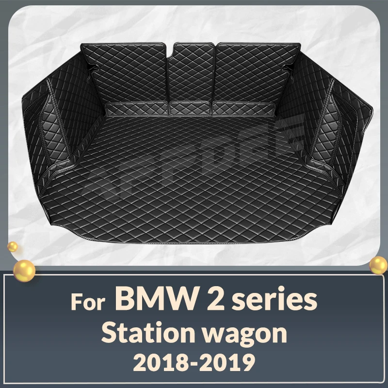 

Auto Full Coverage Trunk Mat For BMW 2 Series Station Wagon 2018 2019 Car Boot Cover Pad Cargo Interior Protector Accessories