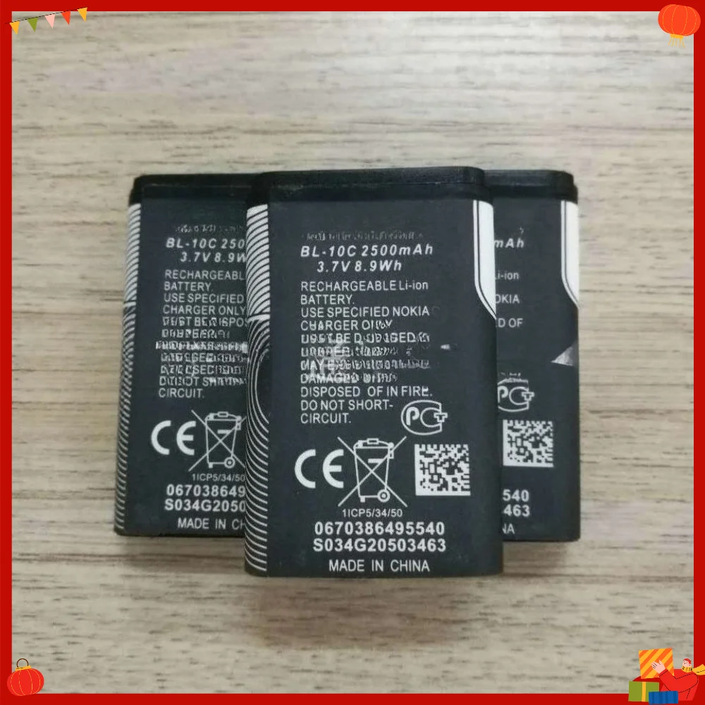 `BL-10C 2300mAh 3.7V Rechargeable Lithium Battery for Nokia, Video Doorbell, Area Measuring Meter`