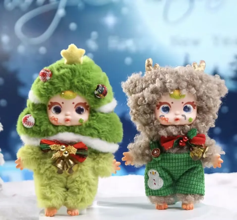 جديد مم الحليب الحلوى عيد الميلاد سلسلة الفينيل لطيف صندوق أعمى لطيف دمية العصرية لعبة حقيبة قلادة المفاتيح صندوق غامض فتاة مفاجأة هدية #3