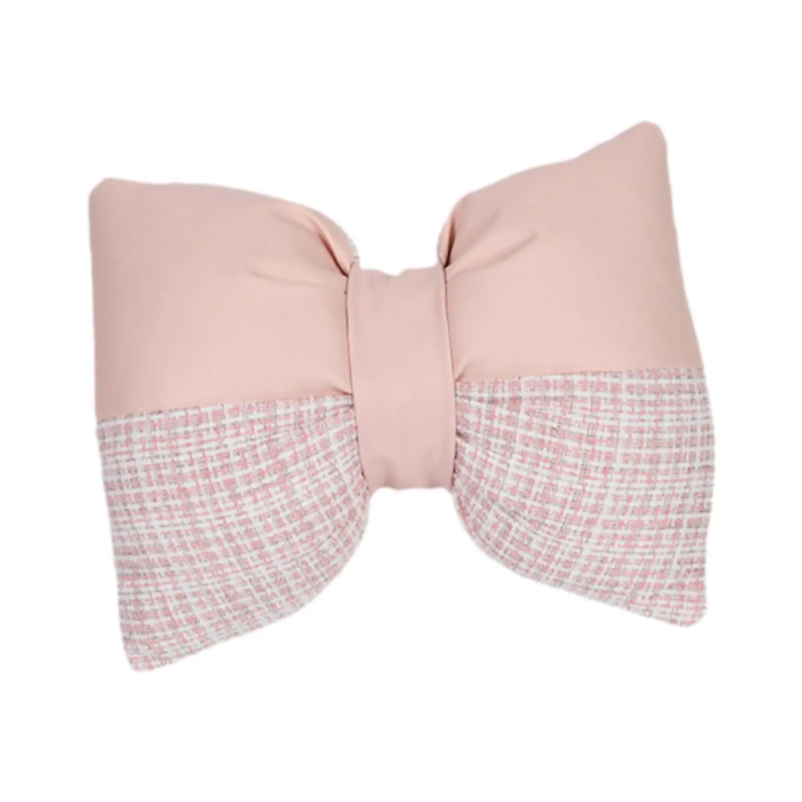 Cute Bowknot Pillow for Couch Plush Backrest Cushion for Living Room Decorative Throw Pillow for Bed Sofa Aesthetic Girls Home