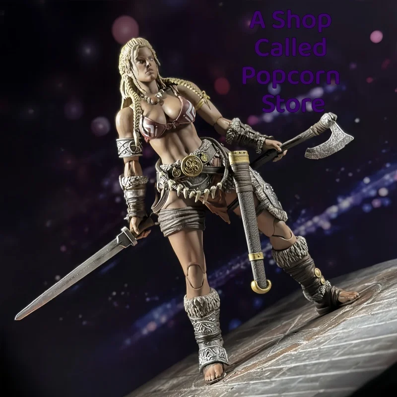 Em estoque xesray luta para glória 1/12 figura de ação combates 2025 evento exclusivo ouro hildr anime modelo presentes do feriado brinquedos