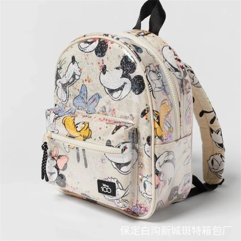 Disney Mickey Mouse Printing Knapsack Cute Cartoon Minnie Mouse Fashion Child Mini Kindergarten Backpack Shoulders Bag Gifts