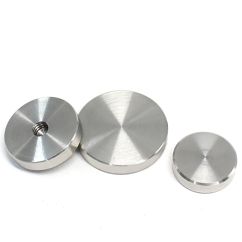 10 Pieces Stainless Steel Nut Cap Screw Decorative Cover Advertising Glass Acrylic Mirror Fixed Pie Fastener