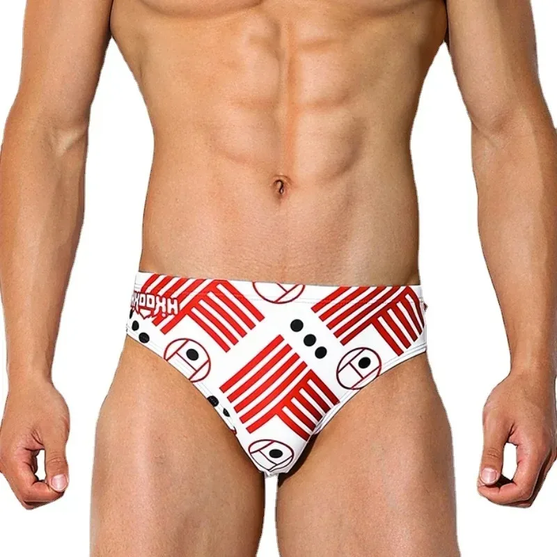 

2024 Men's Swimwear Men Swim Wear Briefs Slip Sexy Bikini Swimsuit Man Swimming Trunk Low Waist Male Beachwear Bathing Suit