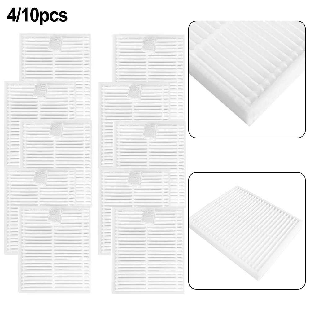 4/10 PCS Robot Vacuum Filter For Xiao Robot Vacuum E10 / E12 / B112 Washable Reusable Filter Robotic Replacement Filter