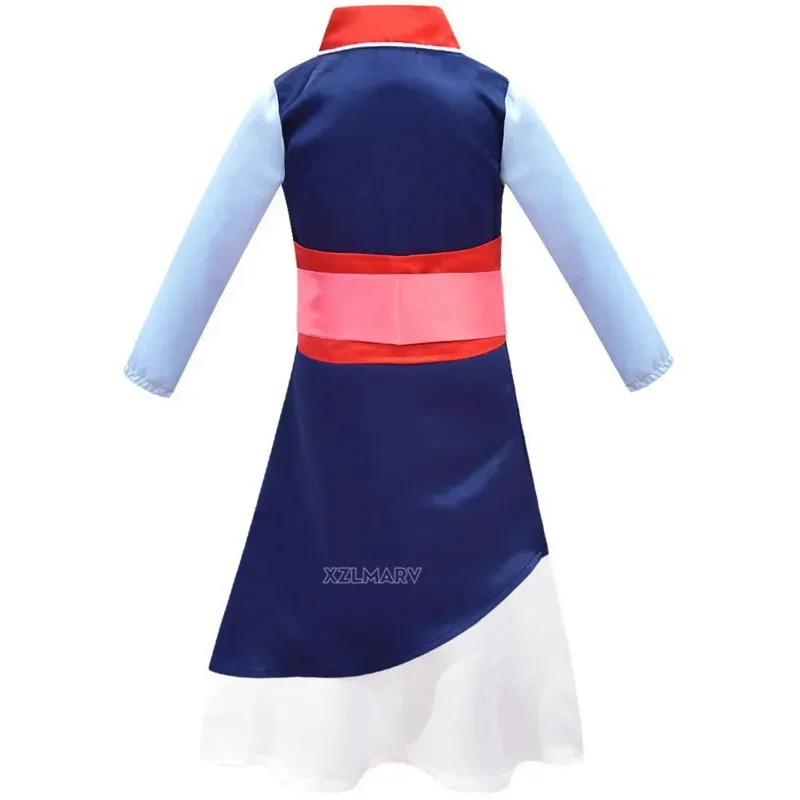 Hua Mulan Costume para crianças, roupas tradicionais chinesas, vestido de Halloween para crianças, Hair Sword, meninas do Natal, filmes, Halloween