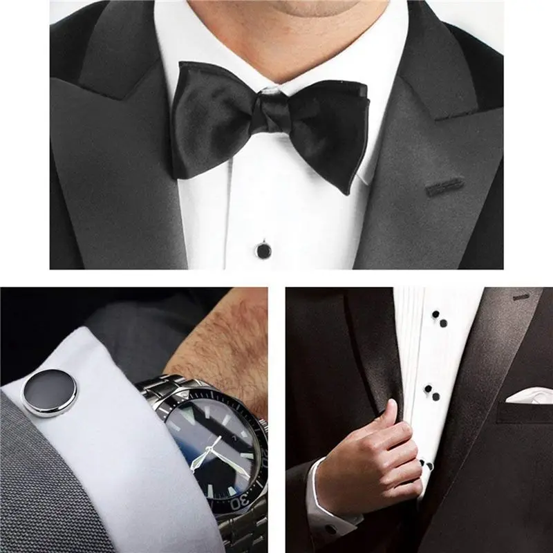Cufflinks And Studs Set For Tuxedo Shirts Business Wedding 20 Cufflinks And 60 Studs