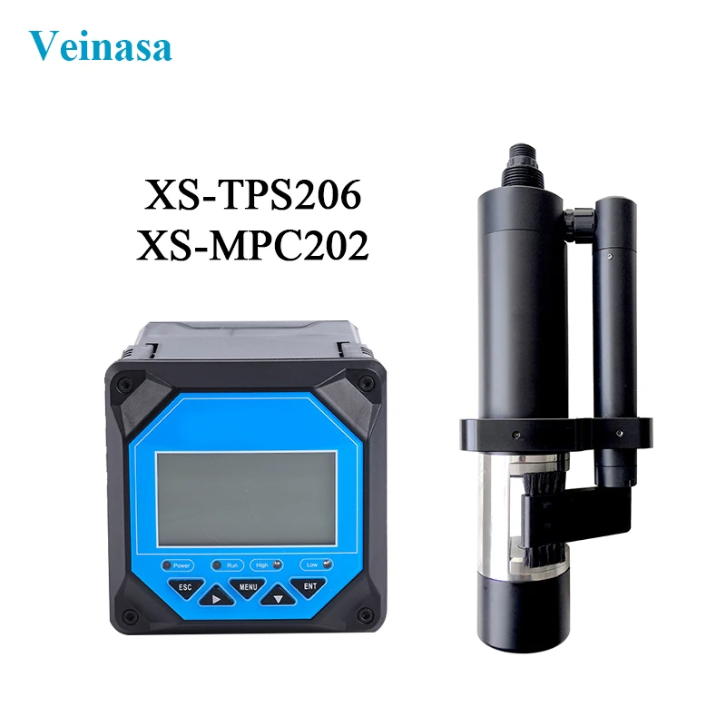 Veinasa XS-TPS206-MPC-202 Digital Online Rs485 Water Quality Monitoring Transparency Sensor Meter Temperature Compensation OEM