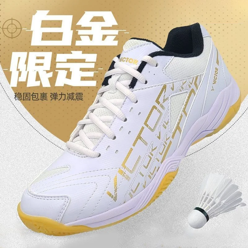 Professional Badminton Shoe Non-slip Breathable Table Tennis Shoes Wear-resistant Tennis Shoes Men's and Women's Sports Shoe