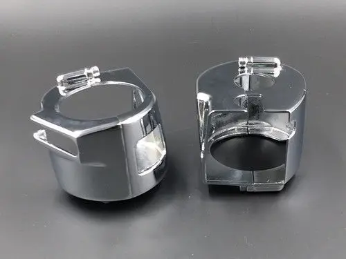 CHROME BILLET SWITCH HOUSING COVERS for Kawasaki Vulcan 2000 900 VN VN900 VN2000